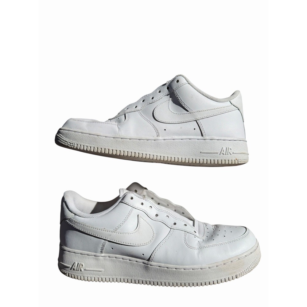 Nike White Air Force 1 Low Triple White Streetwear Y2K Sporty Sneakers 10